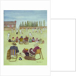 Cricket on the Green, 1987 by Gillian Lawson