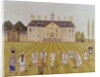 Croquet on the Lawn, 1989 by Gillian Lawson