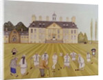 Croquet on the Lawn, 1989 by Gillian Lawson