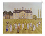 Croquet on the Lawn, 1989 by Gillian Lawson