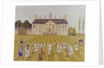 Croquet on the Lawn, 1989 by Gillian Lawson