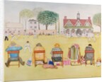 The Cricket Match, 1989 by Gillian Lawson