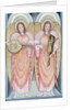Two angels playing instruments, 1995 by Gillian Lawson