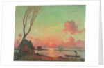 Sunset in Grande Briere, c.1910 by Fernand Loyen du Puigaudeau