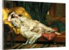 Odalisque with a Lute, 1876 by Hippolyte Berteaux