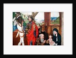 Nativity, Adoration of the Child Jesus by the three wise men or Magi by Martin Schongauer