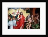 Jesus pulls Adam and Eve out of their graves at resurrection by Martin Schongauer