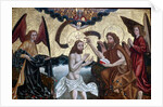 The baptism of Jesus by John the Baptist by Martin Schongauer