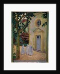 Les communiantes devant la chapelle du prieure 1917 by Maurice Denis