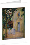 Les communiantes devant la chapelle du prieure 1917 by Maurice Denis