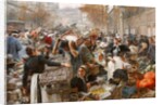 Les Halles, 1895 by Leon Augustin Lhermitte