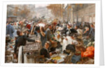 Les Halles, 1895 by Leon Augustin Lhermitte
