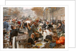Les Halles, 1895 by Leon Augustin Lhermitte
