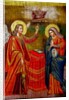 Painting in the Greek orthodox church of the Annunciation, Nazareth, Israel, The Annunciation, 2018 by Anonymous