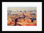 Rome, View from the Spanish Academy on the Gianicolo, Dusk, 1968 by Izabella Godlewska de Aranda