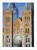 Main Entrance of The Natural History Museum, London, Sunset, 1994 by Izabella Godlewska de Aranda