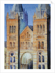 Main Entrance of The Natural History Museum, London, Sunset, 1994 by Izabella Godlewska de Aranda