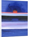 Seascape, Sunset, Helsinki, 1991 by Izabella Godlewska de Aranda