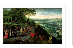 Rudolf II and the Drunkard, 1593 by Lucas van Valckenborch