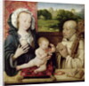 The Virgin and Child worshipped by St.Bernard by Joos van Cleve
