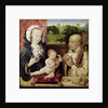 The Virgin and Child worshipped by St.Bernard by Joos van Cleve