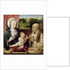 The Virgin and Child worshipped by St.Bernard by Joos van Cleve