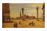 Piazzetta di San Marco, Venice, 1828-34 by Jean Baptiste Camille Corot