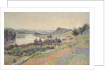 The Seine at Herblay, 1890 by Maximilien Luce