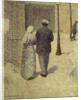 A Couple in the Street, 1887 by Charles Angrand
