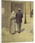 A Couple in the Street, 1887 by Charles Angrand