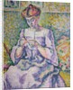 Woman Crocheting, 1908 by Lucie Cousturier