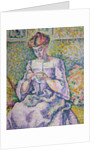Woman Crocheting, 1908 by Lucie Cousturier