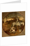 Ploughman unhorsed by a demon by Hieronymus Bosch