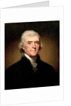 Portrait of Thomas Jefferson, 1853 by Rembrandt Peale