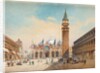 Piazza di San Marco, Venice by Friedrich Perlberg, 1875 by Friedrich Perlberg