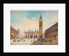 Piazza di San Marco, Venice by Friedrich Perlberg, 1875 by Friedrich Perlberg