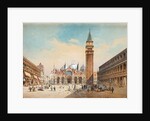 Piazza di San Marco, Venice by Friedrich Perlberg, 1875 by Friedrich Perlberg