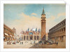 Piazza di San Marco, Venice by Friedrich Perlberg, 1875 by Friedrich Perlberg