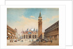 Piazza di San Marco, Venice by Friedrich Perlberg, 1875 by Friedrich Perlberg