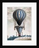 Early Hot Air Balloon in Flight, 1828 by Italian School
