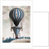 Early Hot Air Balloon in Flight, 1828 by Italian School