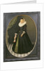 Oval Portrait of a Lady by Pieter the Elder Neefs