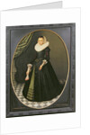Oval Portrait of a Lady by Pieter the Elder Neefs
