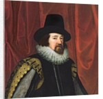 Sir Francis Bacon Baron Verulam de Verulam, vicomte St. Albans by Paul van Somer