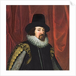 Sir Francis Bacon Baron Verulam de Verulam, vicomte St. Albans by Paul van Somer