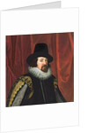 Sir Francis Bacon Baron Verulam de Verulam, vicomte St. Albans by Paul van Somer
