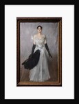 Portrait of a lady in white with gloves and fan, 1889 by Giovanni Boldini