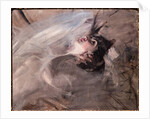 Half Length of Young Woman lying down, 1901 by Giovanni Boldini