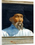 Cassone with 5 portraits of the Masters of the Florentine Renaissance by Anonymous