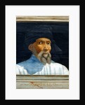 Cassone with 5 portraits of the Masters of the Florentine Renaissance by Anonymous